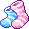 Silly Blue Pajama Slippers