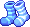 Blue Petite Penguin Socks