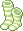 Striped Knee Socks (Green)