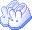 Blue Bubble Bunny Rain Shoes