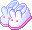 Pink Bubble Bunny Rain Shoes