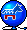 Blue Donkey Balloon