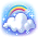 Sparkly Rainbow Cape