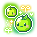 Rolling Green Apples