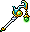 Lion Glass Memorial Staff