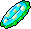 Blue Flowery Tube