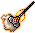 Special Raven Horn Crimson Cane