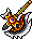 Silver Clover Battle Axe