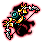 Oyamatsumi's Lupine Fire Spirit Bow