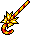 Yellow Candy Cane