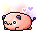 Pink Bean Huggable Cushion