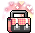 Checkered Heart Bag