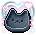 Heart Kitty Plate