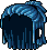 Medium Cornrows, blue