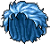 Black Mane, blue