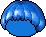 Black Bowl Cut, blue