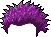 Black Foil Perm, purple