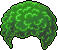 Afro, green