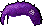 Black with Bald Spot, purple