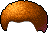 Black Close-Cropped Afro, orange