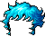 Black Shaggy Dragon, blue
