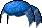 Black Tribal Buzz, blue