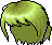 Black Babby Cut, green