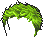 Messy Spikes, green