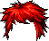 Black Neon Cactus, red
