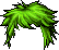 Black Neon Cactus, green