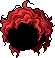 Black Rising Rocker, red