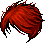 Black Roving Rockstar, red