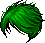 Black Roving Rockstar, green