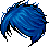 Black Roving Rockstar, blue