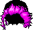 Black Lion Hair, purple