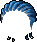 Black Cornrow, blue