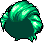 Runway Hair, green