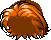 Black Hector Hair, orange