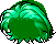 Black Hector Hair, green