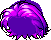 Black Hector Hair, purple