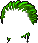 Black Kravitz Locks, green