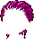 Black Kravitz Locks, purple