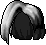 Black Parted Pomp