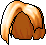 Black Parted Pomp, orange
