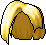 Black Parted Pomp, blonde