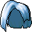 Black Parted Pomp, blue