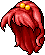 Monica Hair, red