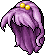 Monica Hair, purple
