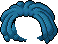 Delightful Dreads Hair, blue