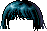 Black Bowlcut, blue